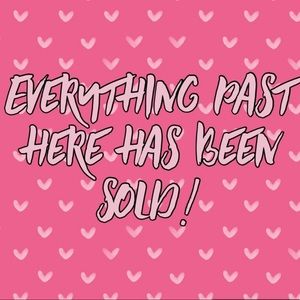 Everything past here has been sold!